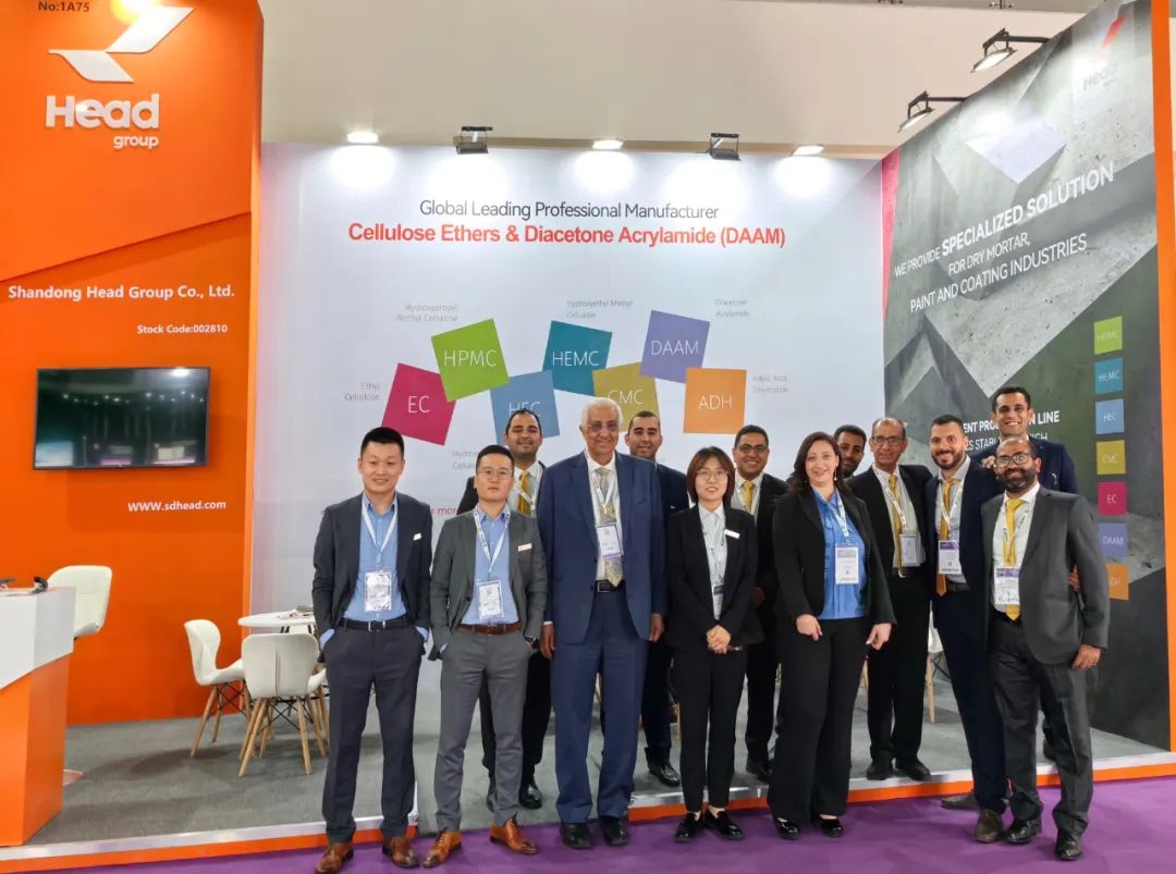 重裝上陣 盡顯風(fēng)華|赫達(dá)集團(tuán)海外團(tuán)隊(duì)精彩亮相中東涂料展