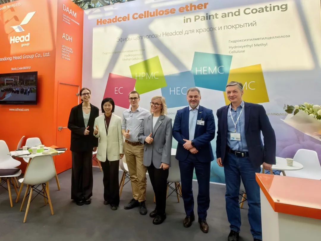 榮耀參展 大放異彩 | 赫達集團精彩亮相俄羅斯涂料展！